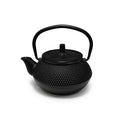 Hobnail Cast Iron Teapot with Infuser – Black
